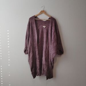 Indigo Thread Co Purple Knit Cardigan